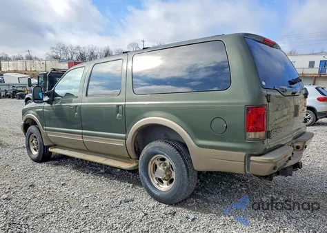 2003 Ford Excursion Eddie Bauer z USA, uszkodzony, nr VIN 1FMSU45P83EC07801